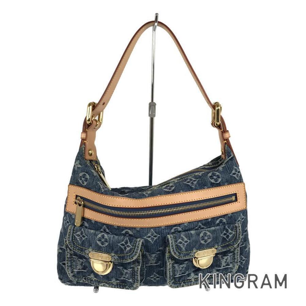 Louis Vuitton Monogram Denim Baggy Denim shoulder bag fta